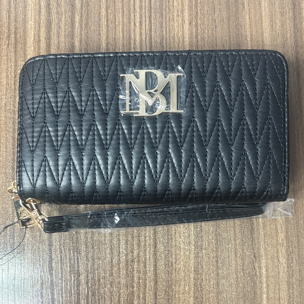 NWT Badgley Mischka Long Wallet with Phone Pocket and Wristlet